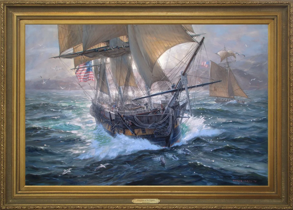 ships at sea paintings — Patrick O'Brien Studio